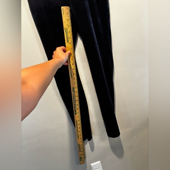 SPANX navy Velvet Leggings Sleek Form-Fitting Design comfort athleisure casual - Picture 8 of 14